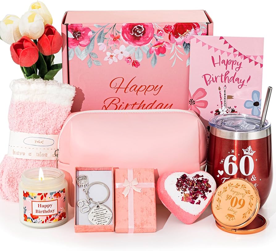 Amazon.com: 60th Birthday Gifts for Women,Turning 60 Year Old