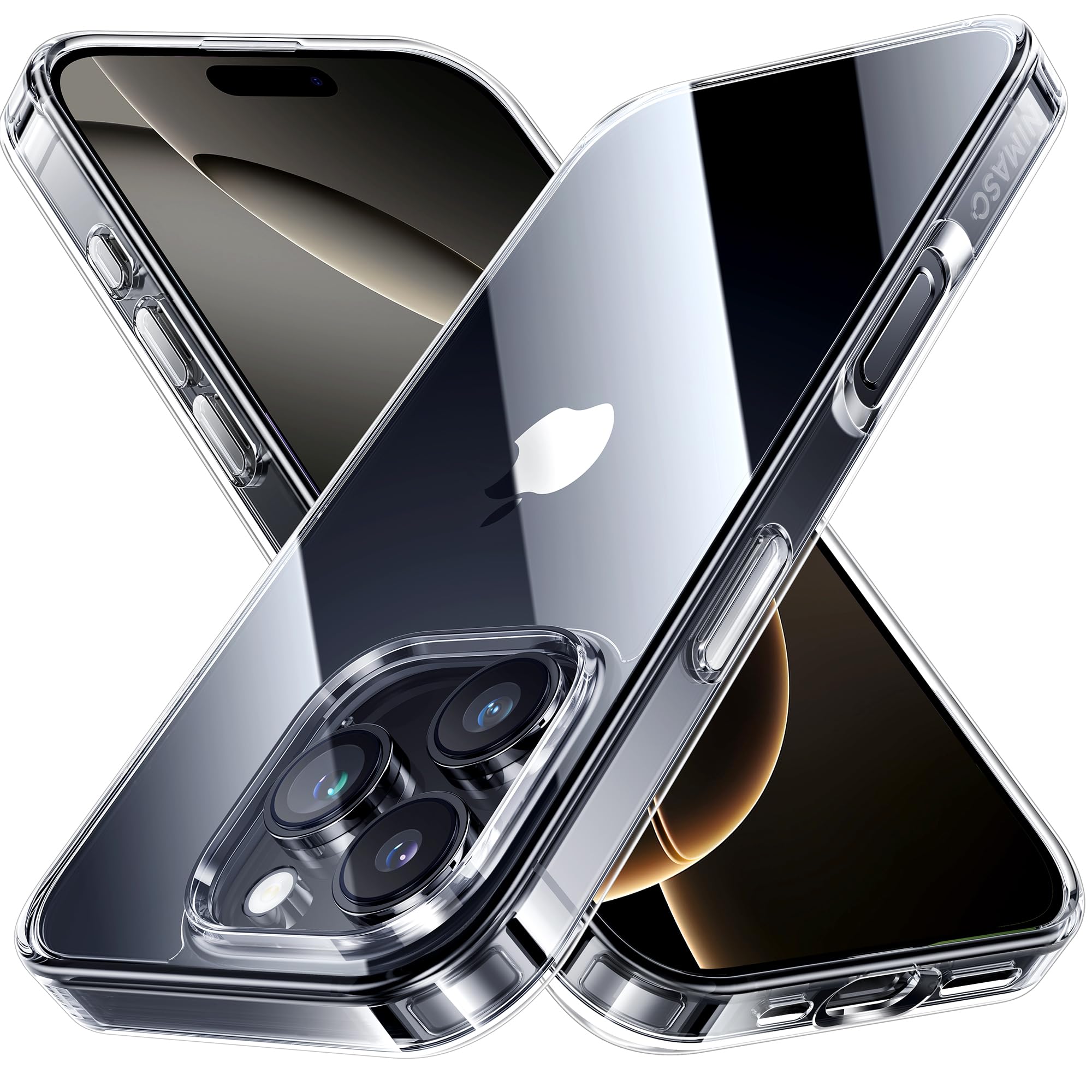 Amazon.co.jp: NIMASO iPhone 16 Pro 用 ケース クリア 黄変防止 耐