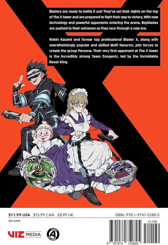 Amazon | Beyblade X, Vol. 2 | Kawamoto, Homura, Muno, Hikaru