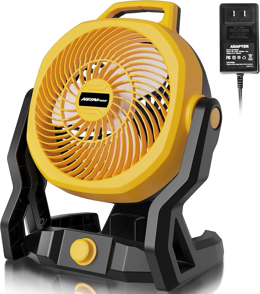 Amazon.com: HEINPRO Battery Powered Fan Compatible with Dewalt 20V