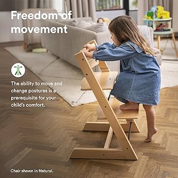 Amazon.com : Tripp Trapp Chair from Stokke, Whitewash - Adjustable