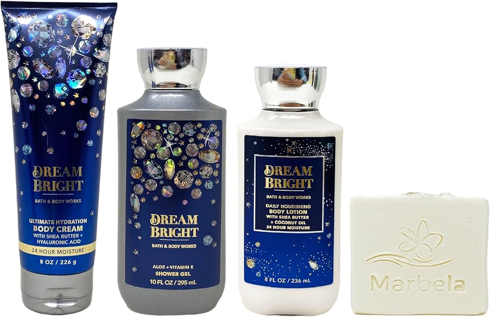 Amazon.com: Bath & Body Works Dream Bright Paquete de 3 piezas