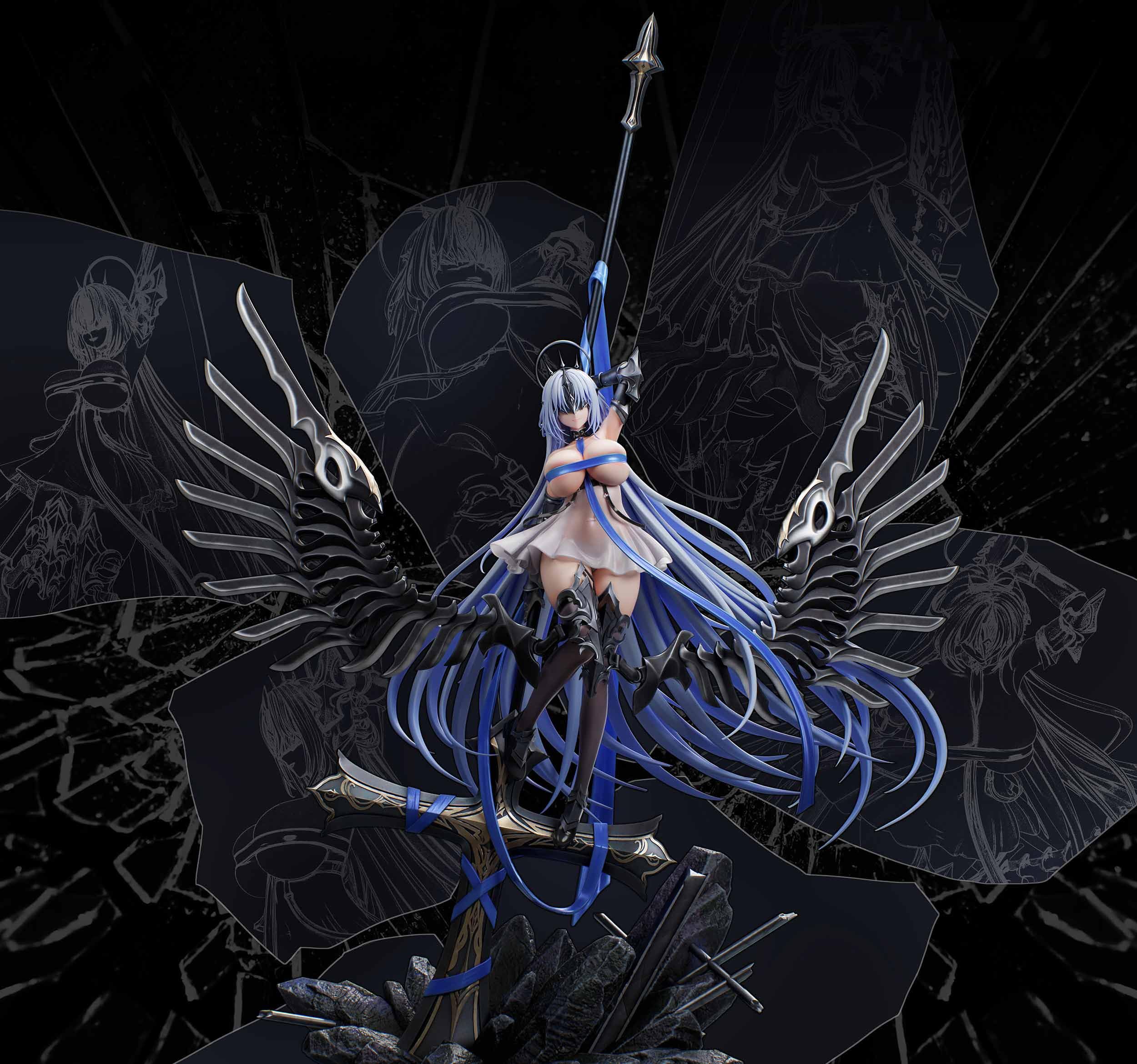 Amazon.co.jp: アルザス フィギュア 1/6スケール 塗装済み完成品