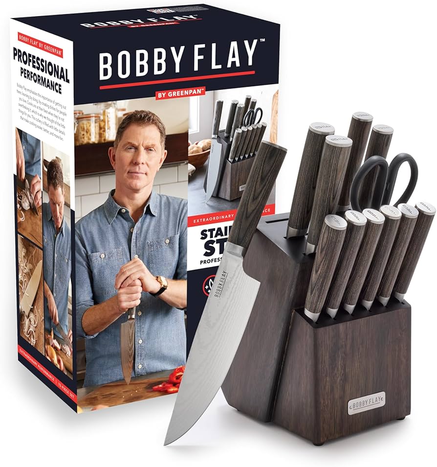Amazon.com: GreenPan x Bobby Flay 13 Piece Stainless Steel Cutlery
