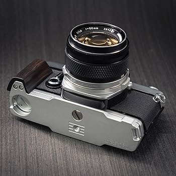Amazon | Iborrys レトロ実木 カメラグリップ 、対応 Olympus