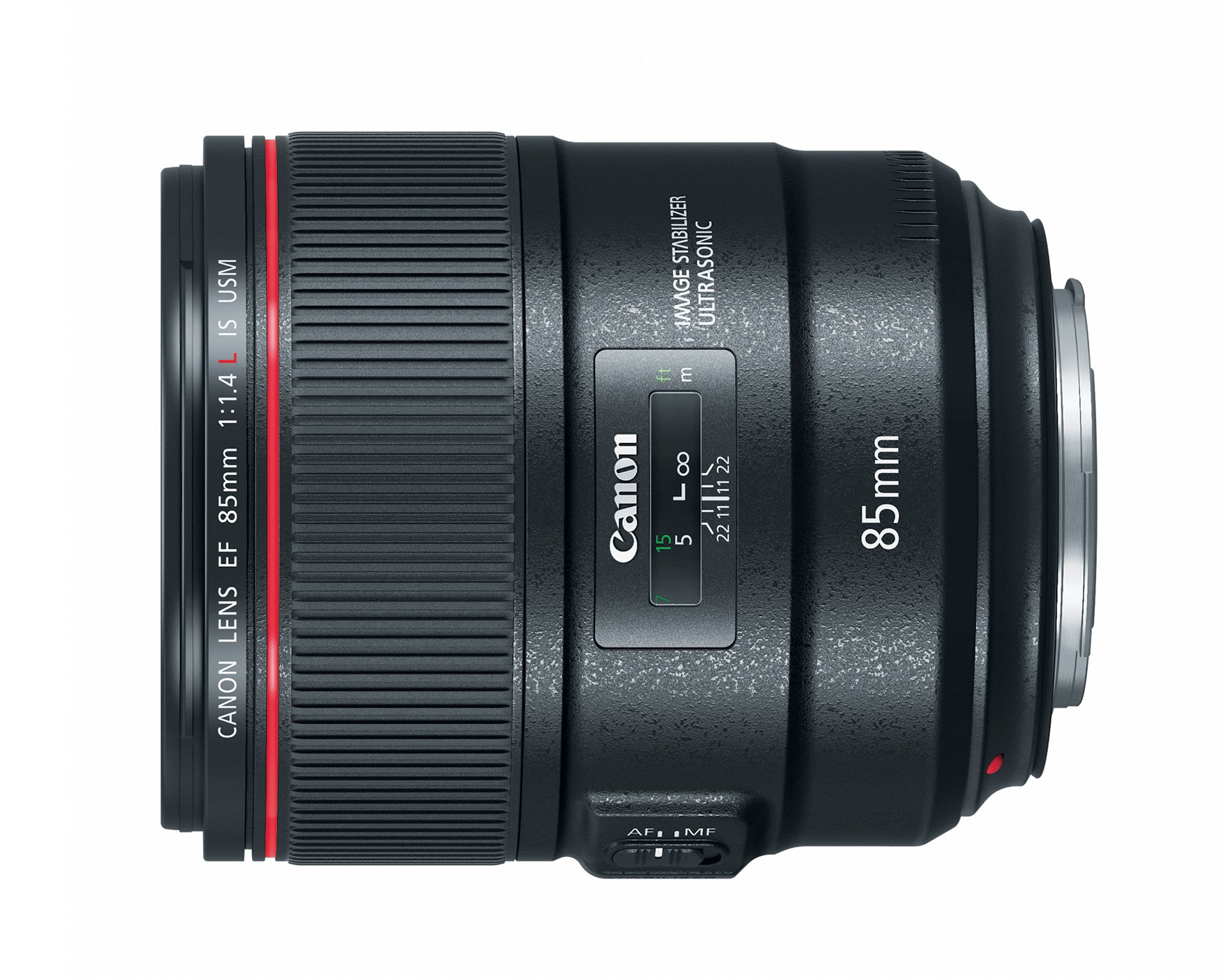Canon EF 85mm f/1.4L is USM - DSLR Lens with is Capability, Black