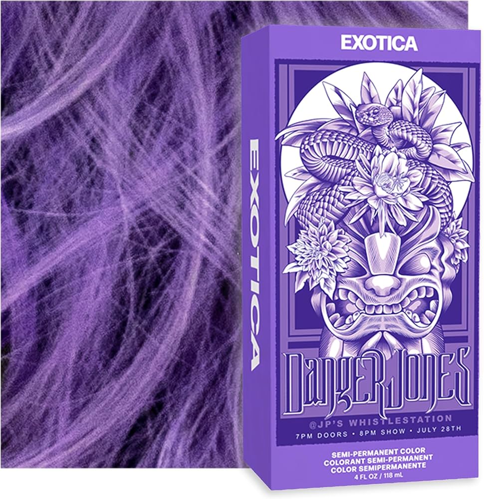 Amazon.com : Danger Jones Semi-Permanent Hair Color (Exotica
