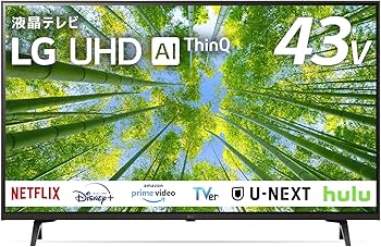Amazon.co.jp: LG 液晶 テレビ 43型 4Kチューナー内蔵 43UQ8000PJC