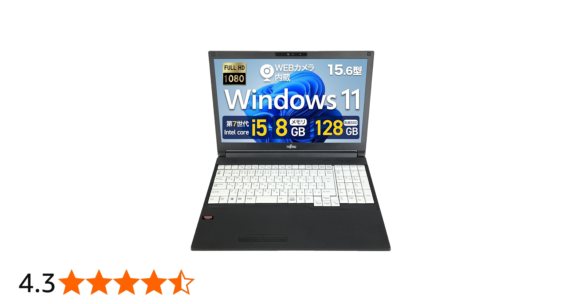 Amazon.co.jp: 【整備済み品】富士通 ノートパソコン A577/15.6型 フル