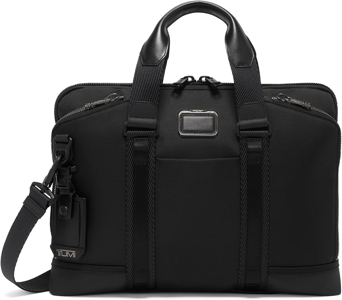 TUMI - Alpha Bravo Academy Briefcase - Black : Amazon.ca: Clothing