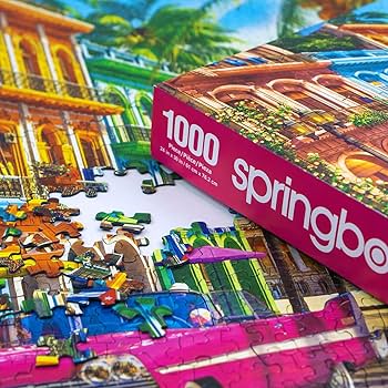 Amazon.com: Springbok Havana Sunset 1000 Piece Jigsaw Puzzle for