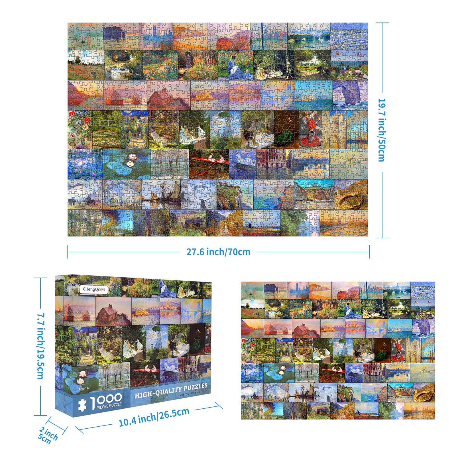 Amazon | ジグソーパズル 1000ピース クロード・モネ コレクション