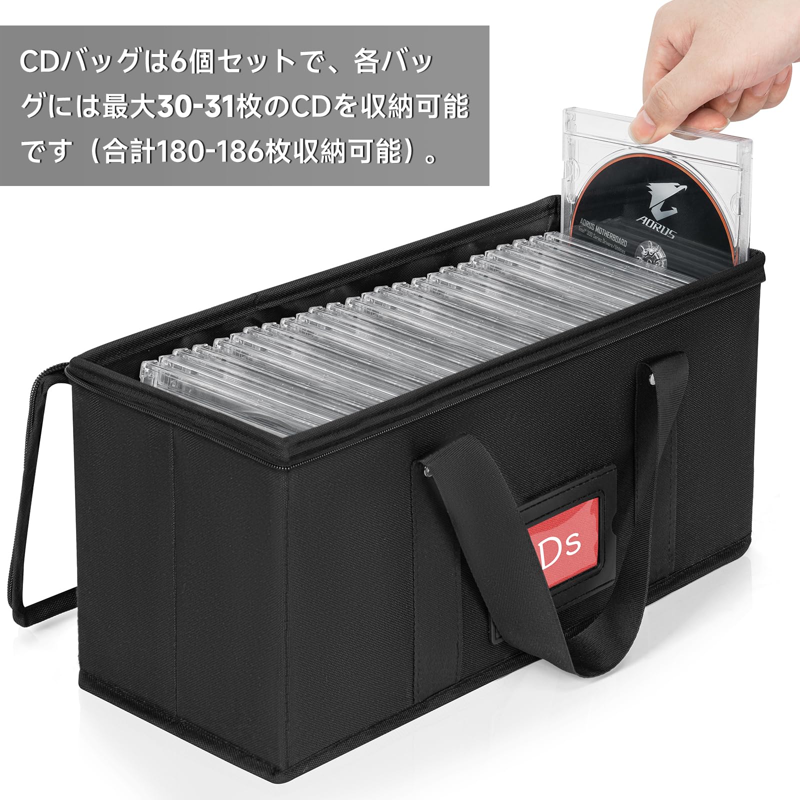 Amazon.co.jp: Negrew DVD収納 CD 透明 収納ケース 透明窓 ラベル