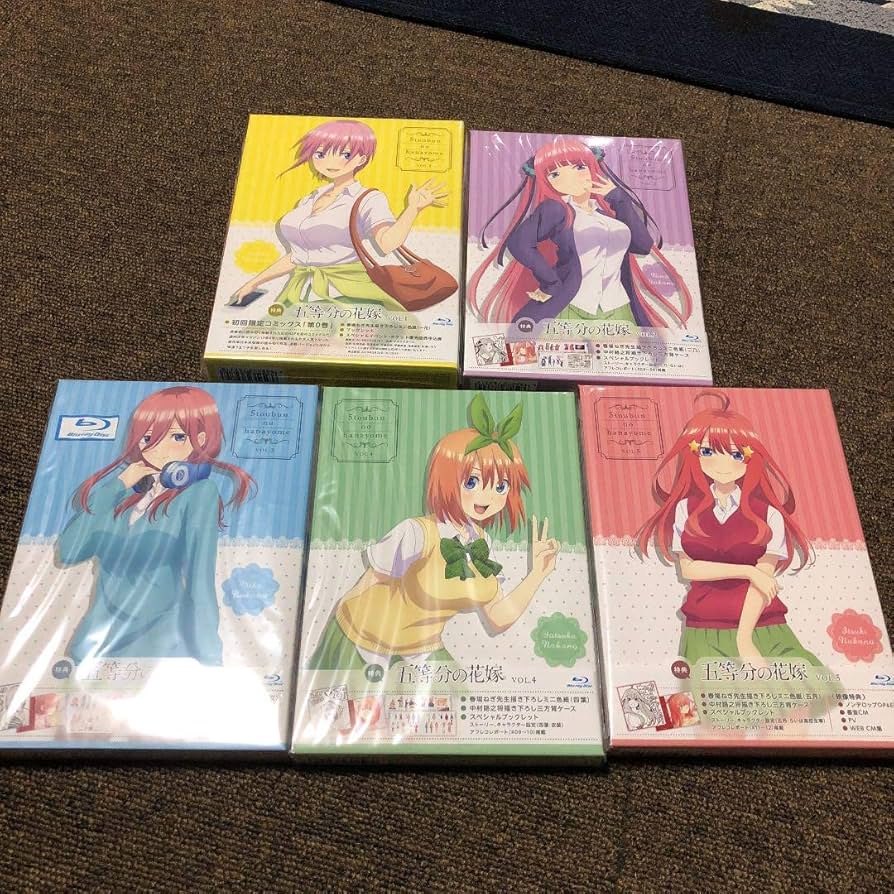 Amazon.co.jp | 五等分の花嫁 Blu-ray全5巻セット 全巻収納BOX付！ DVD
