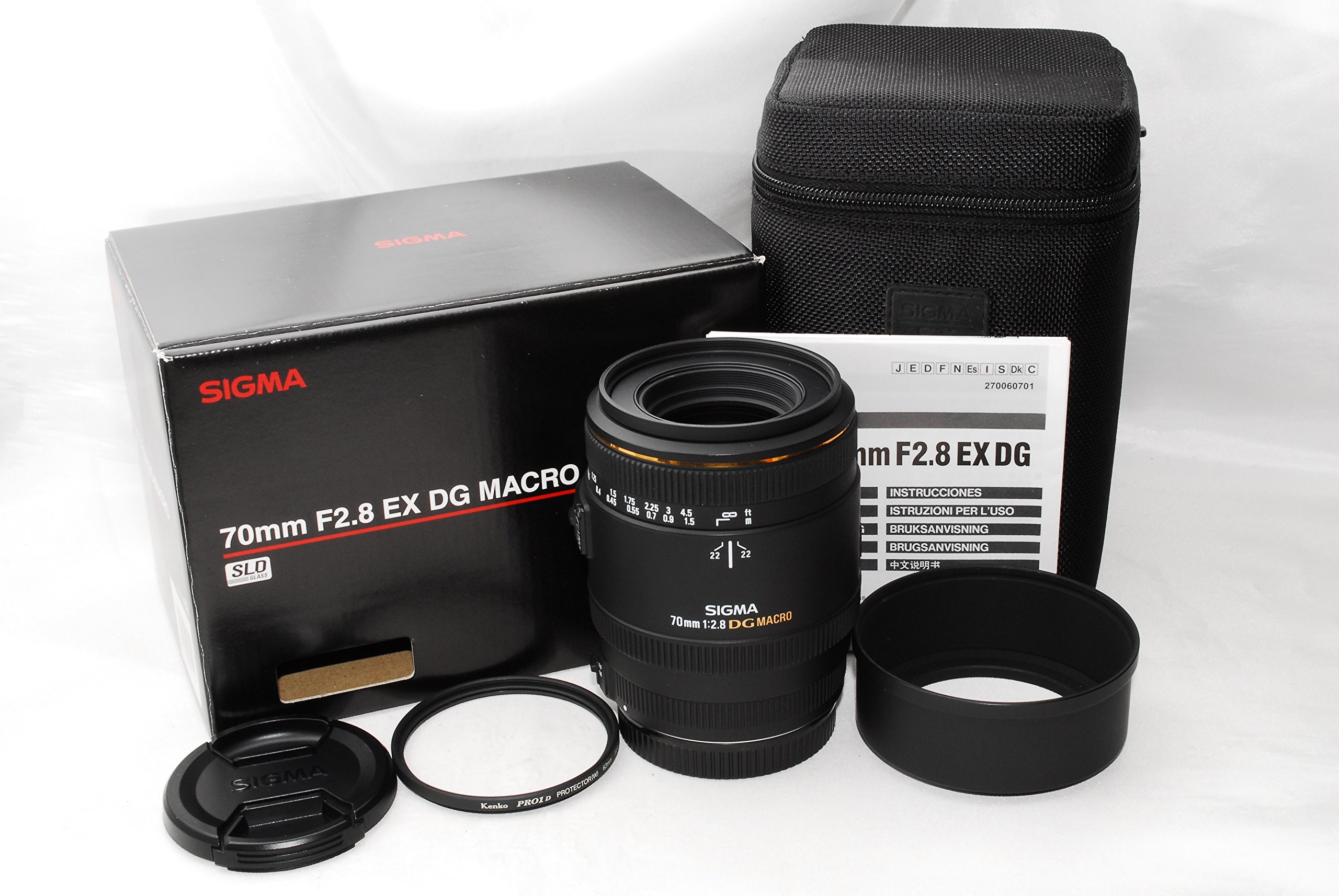 Amazon.com : Sigma 70mm F/2.8 EX DG Macro Lens for Canon Digital