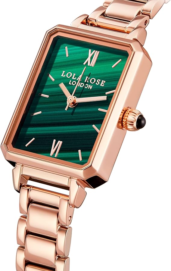 Amazon.co.jp: Lola Roseレディース マラカイトテクスチャー 時計