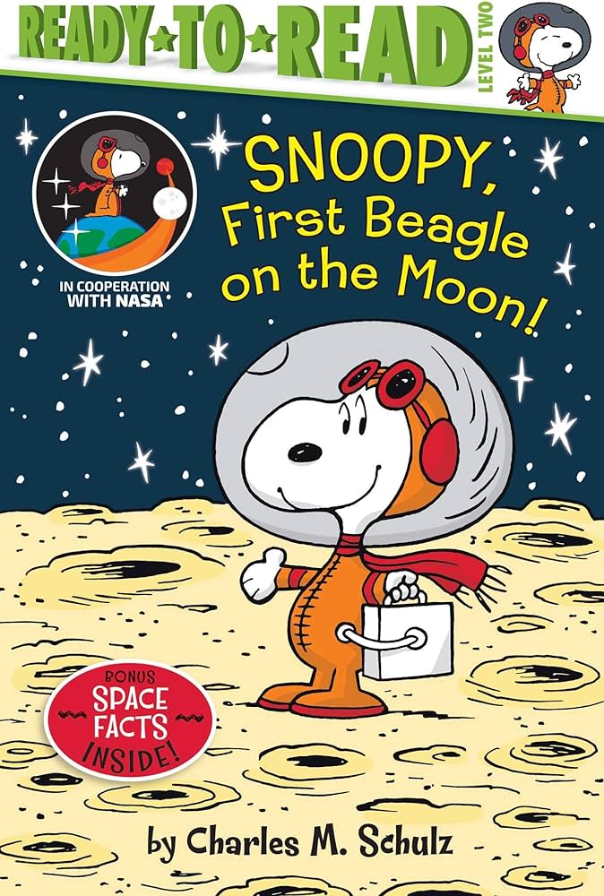 Amazon.com: Snoopy, First Beagle on the Moon!: Ready-to-Read Level