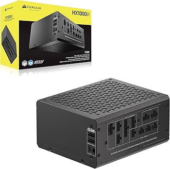 Corsair HX1000i Fonte de alimentação ATX totalmente modular – Hub