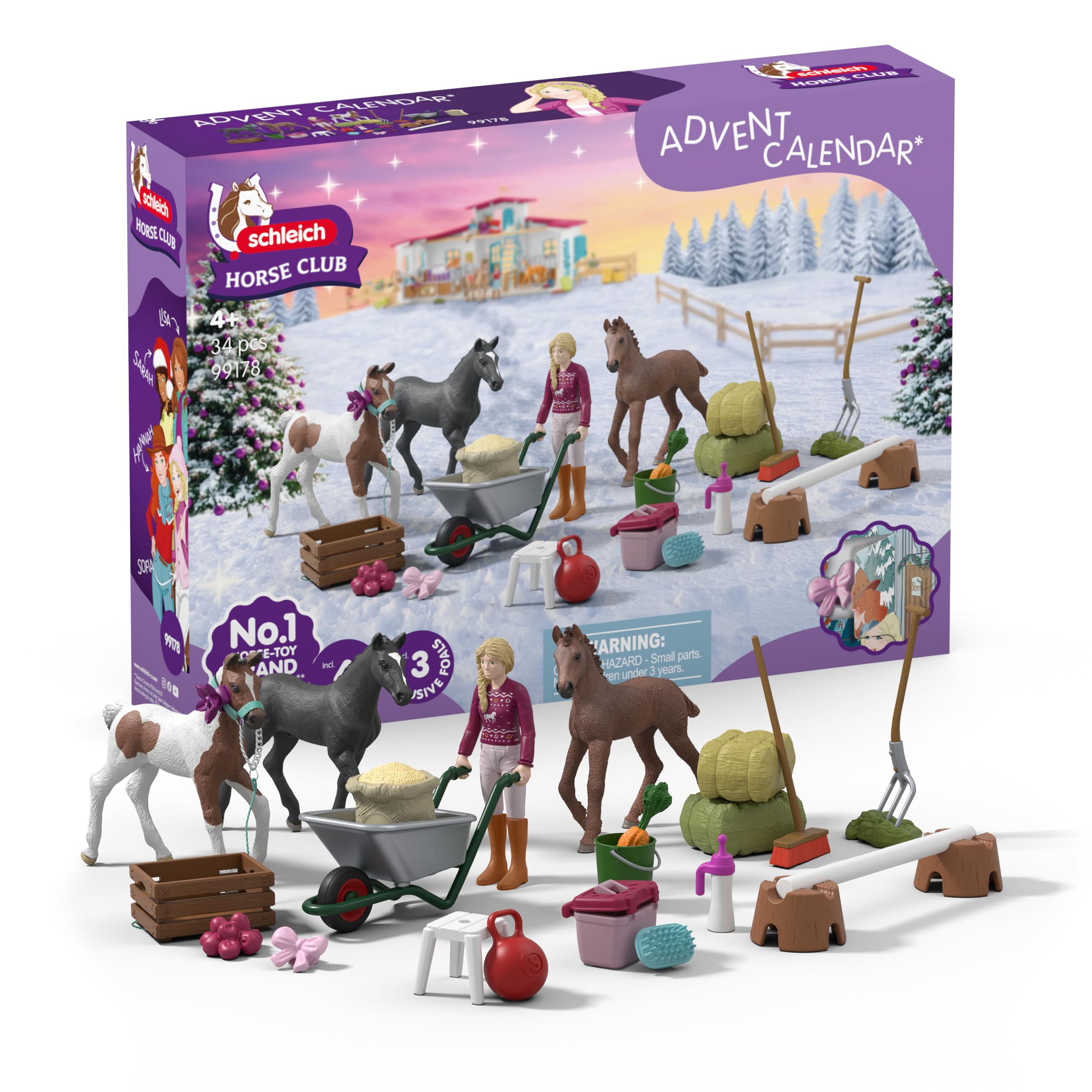 Amazon.com: Schleich Horse Club - 2025 Horse Club Advent Calendar