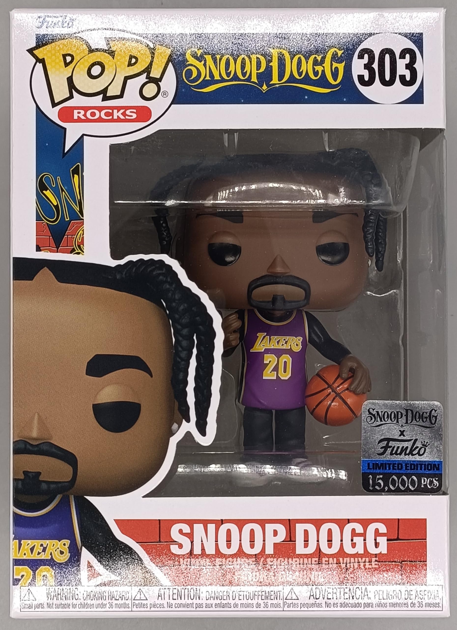 Amazon.com: Funko Snoop Dogg Purple Lakers Jersey Exclusive Vinyl