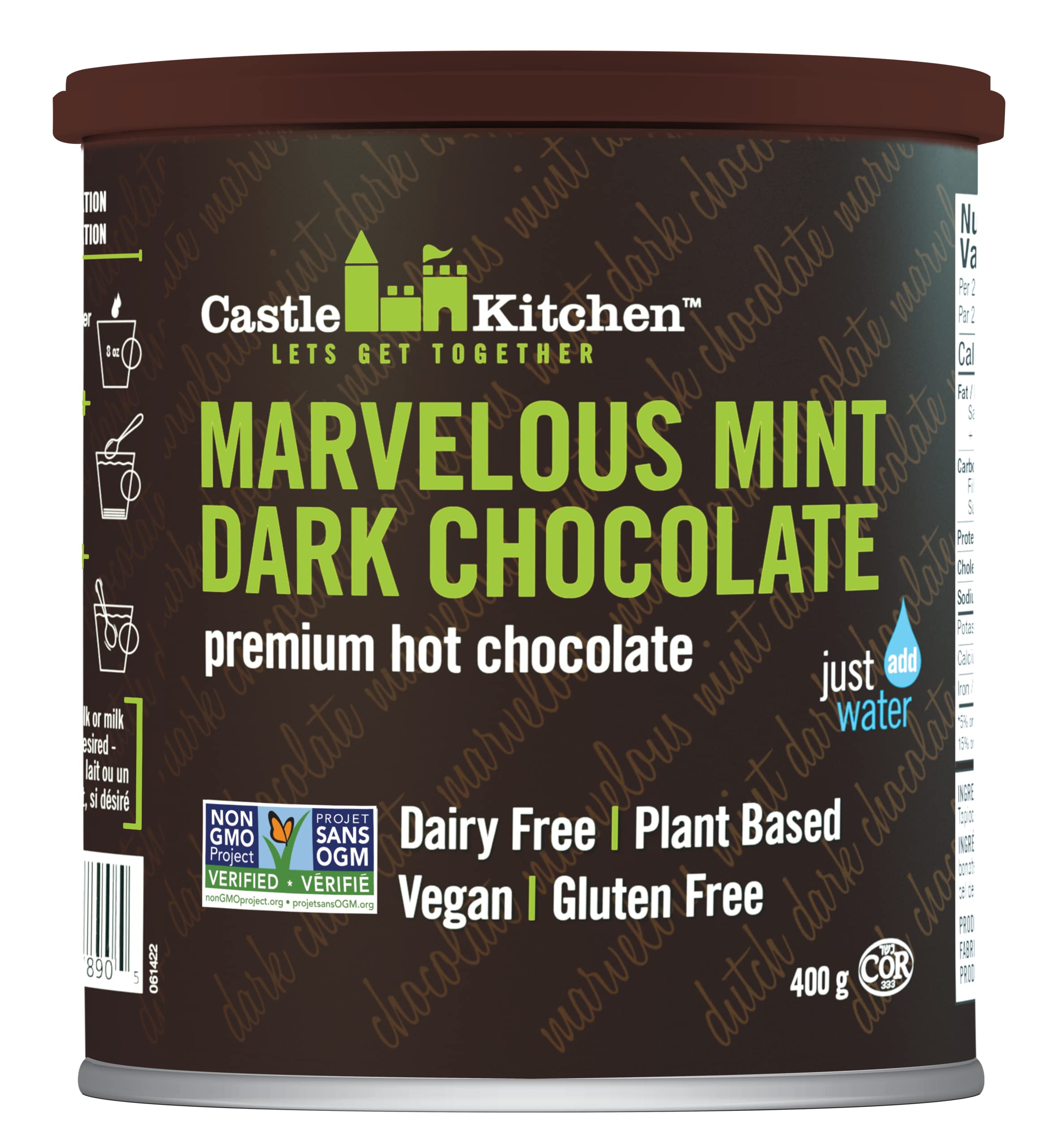 Amazon.com : Castle Kitchen Marvelous Mint Dark Chocolate Premium