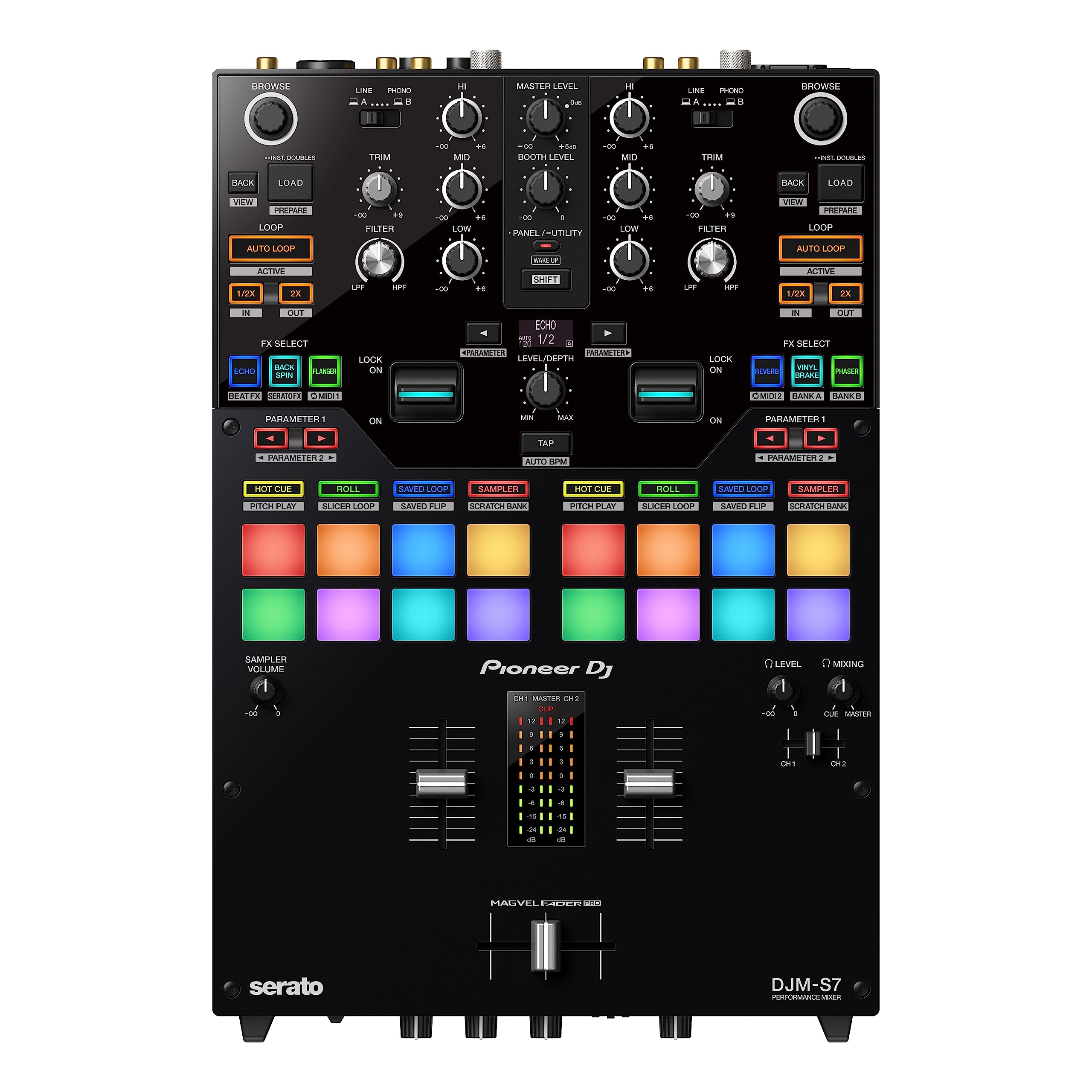 Amazon.com: Pioneer DJ DJM-S7 2-channel Mixer for Serato DJ & RANE