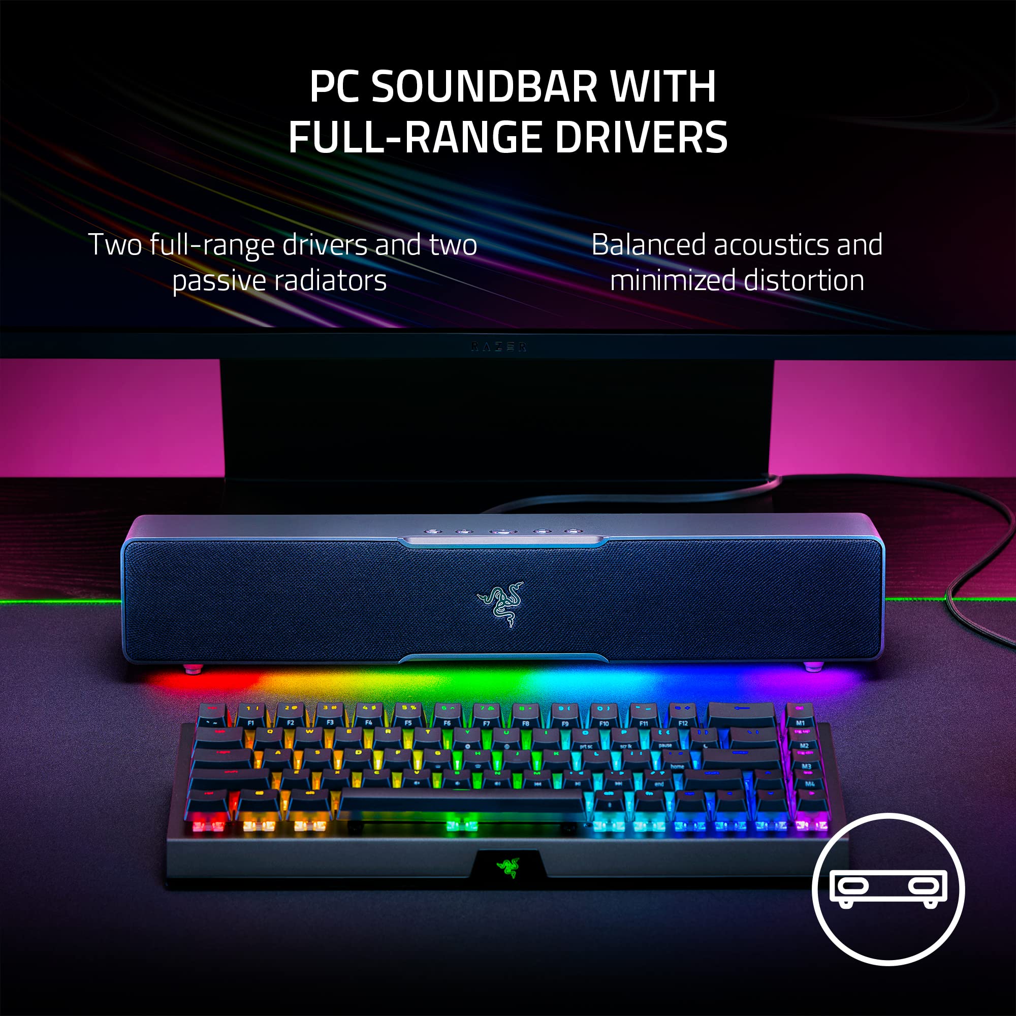 Amazon.com: Razer Leviathan V2 X PC Soundbar - Compact Chroma RGB