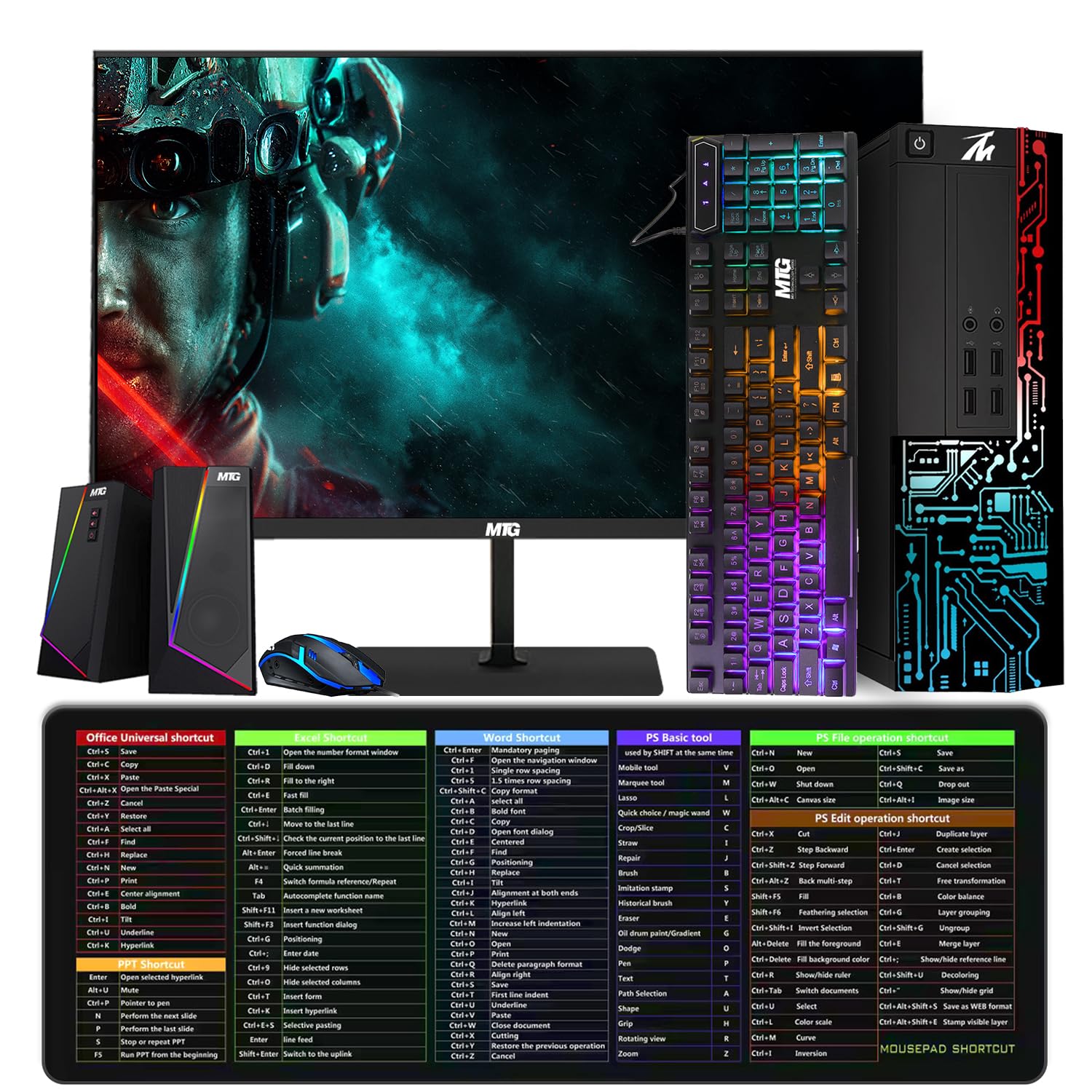 Amazon.com: TechMagnet Computer Desktop PC, Core i5, Siwa 8, 8GB