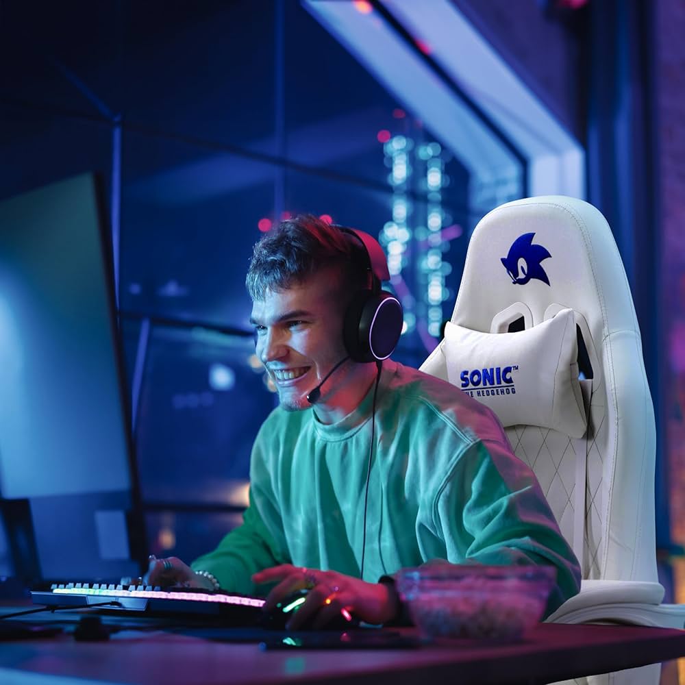 Amazon.com: Sonic the Hedgehog Gaming Chair - Premium PU Leather