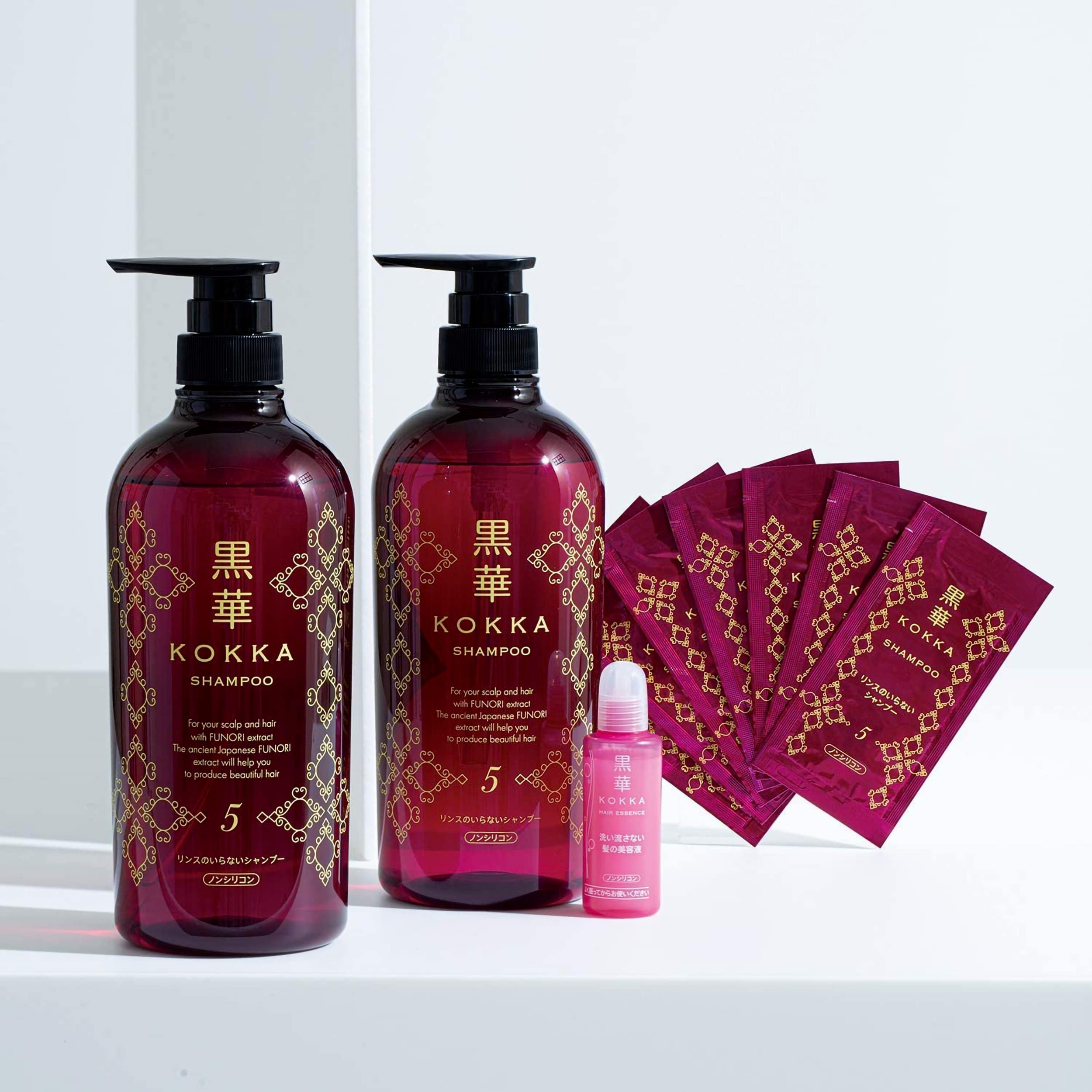 Amazon | 黒華(KOKKA) 髪と頭皮の健やか シャンプー V ビックサイズ