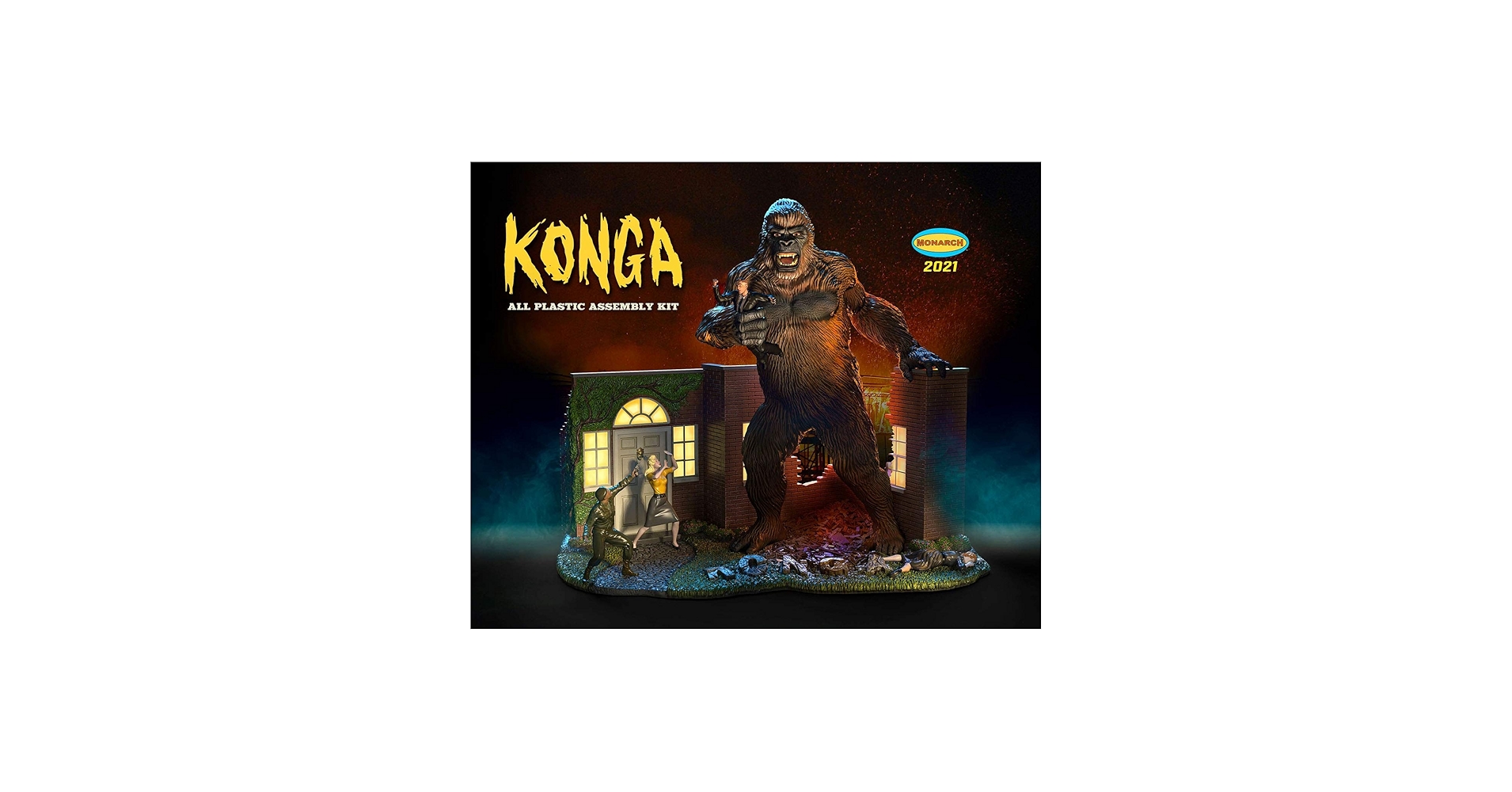 Amazon | モナークモデル 1/35 巨大猿怪獣コンガ プラモデル MON468