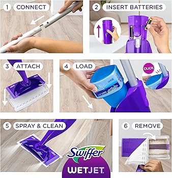 Amazon.com: Swiffer WetJet Hardwood and Floor Spray Mop Cleaner