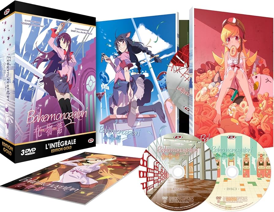 Amazon.co.jp: 化物語 コンプリート DVD-BOX (全15話, 375分) バケ