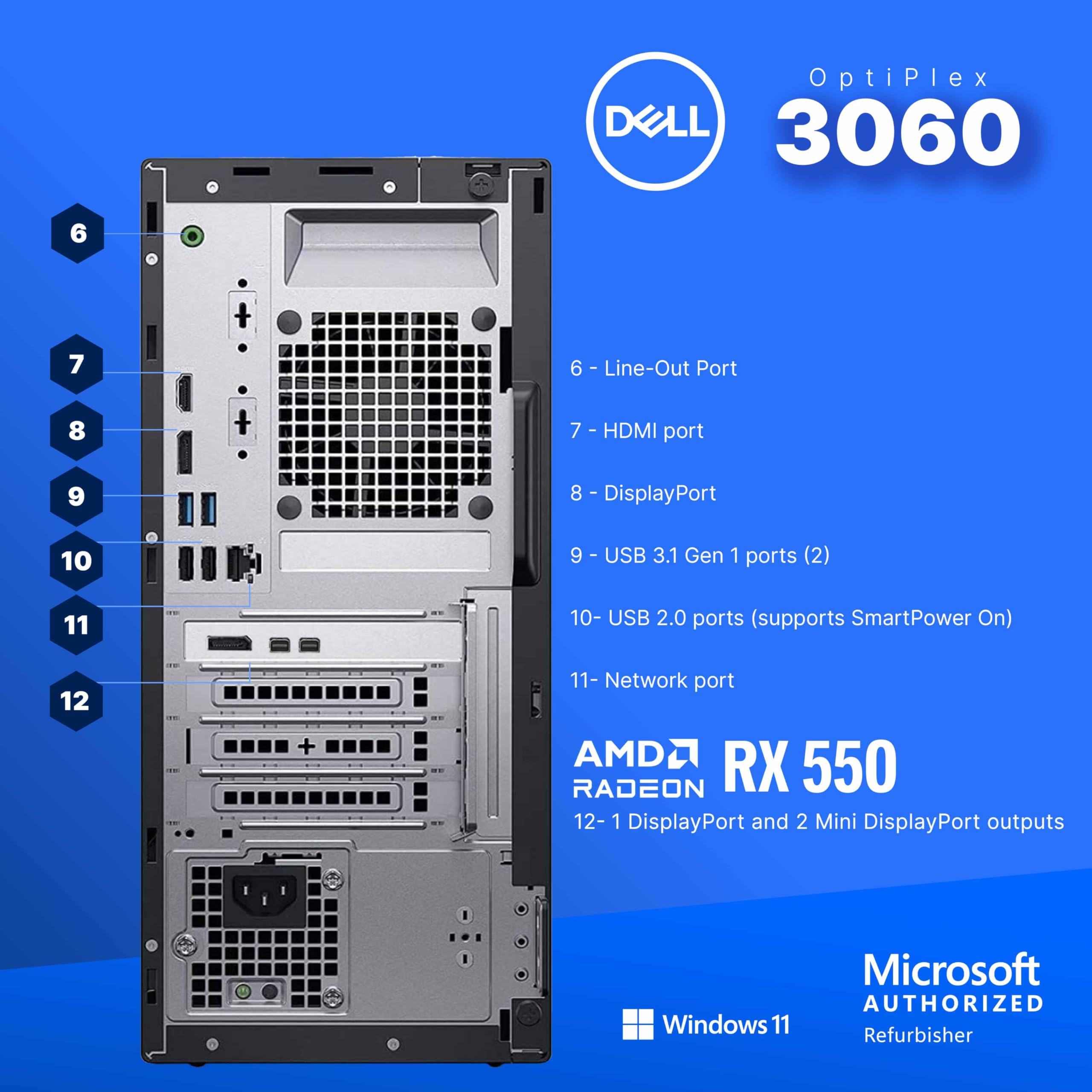 Amazon.com: Dell OptiPlex 3060 Tower PC | Intel Core i5-8500