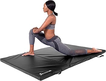 Amazon | ProsourceFit Tri-Fold Folding Thick Exercise Mat 6'x4