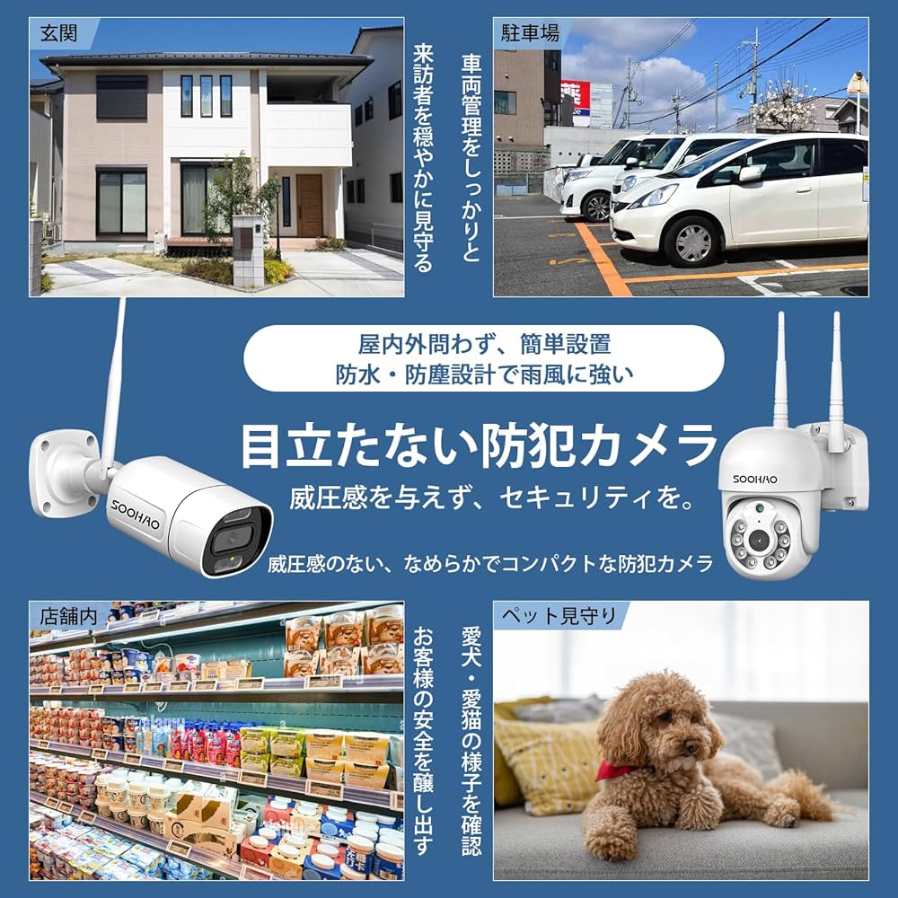 Amazon.co.jp: 【500万画素・2TB HDD内蔵・双方向の音声】SOOHAO