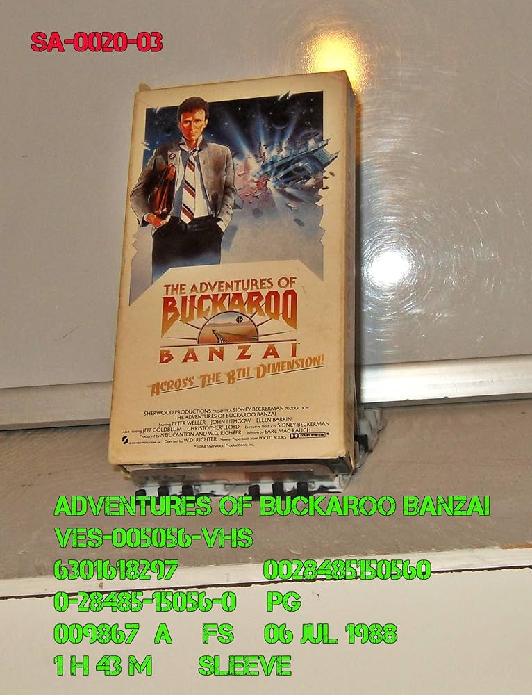 Amazon.com: Adventures of Buckaroo Banzai Across the 8th Dimension