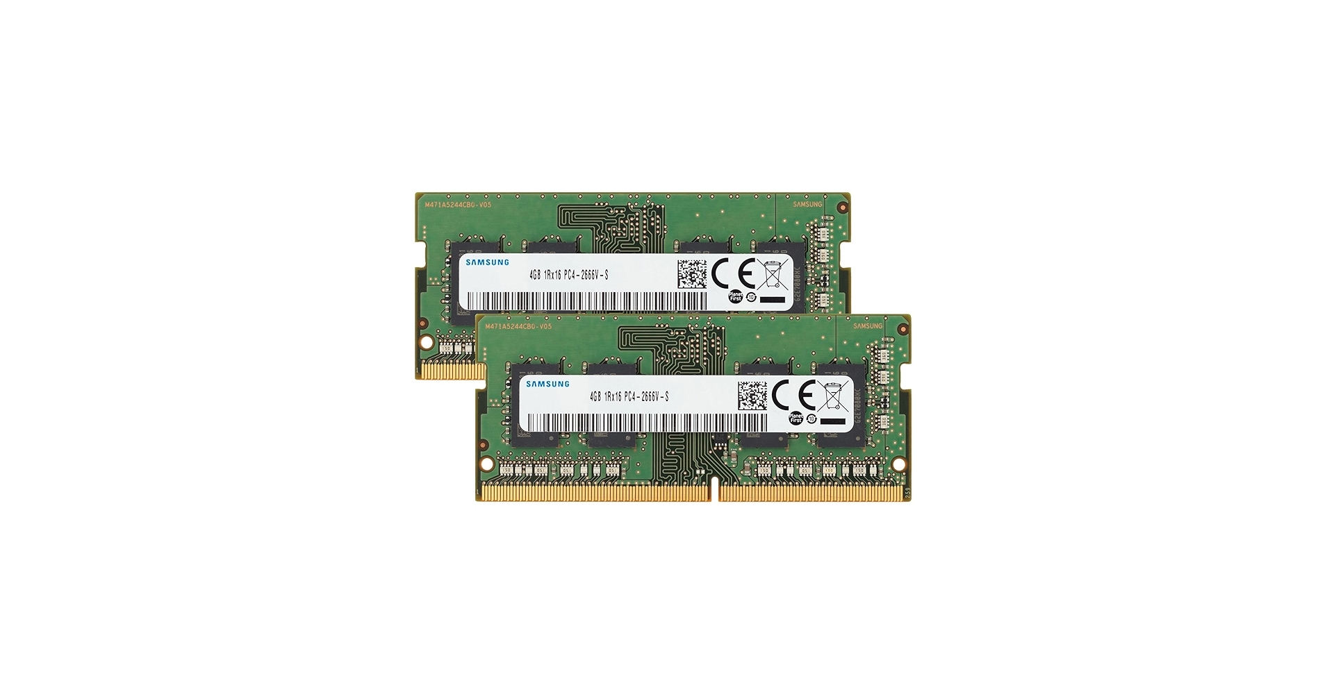 Samsung 8GB (2x4GB) DDR4 2666MHz PC4-21300 (PC4-2666V) CL19 SODIMM