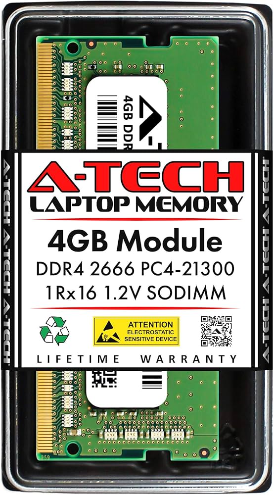 A-Tech 4GB RAM Replacement for Micron MTA4ATF51264HZ-2G6E3 | DDR4