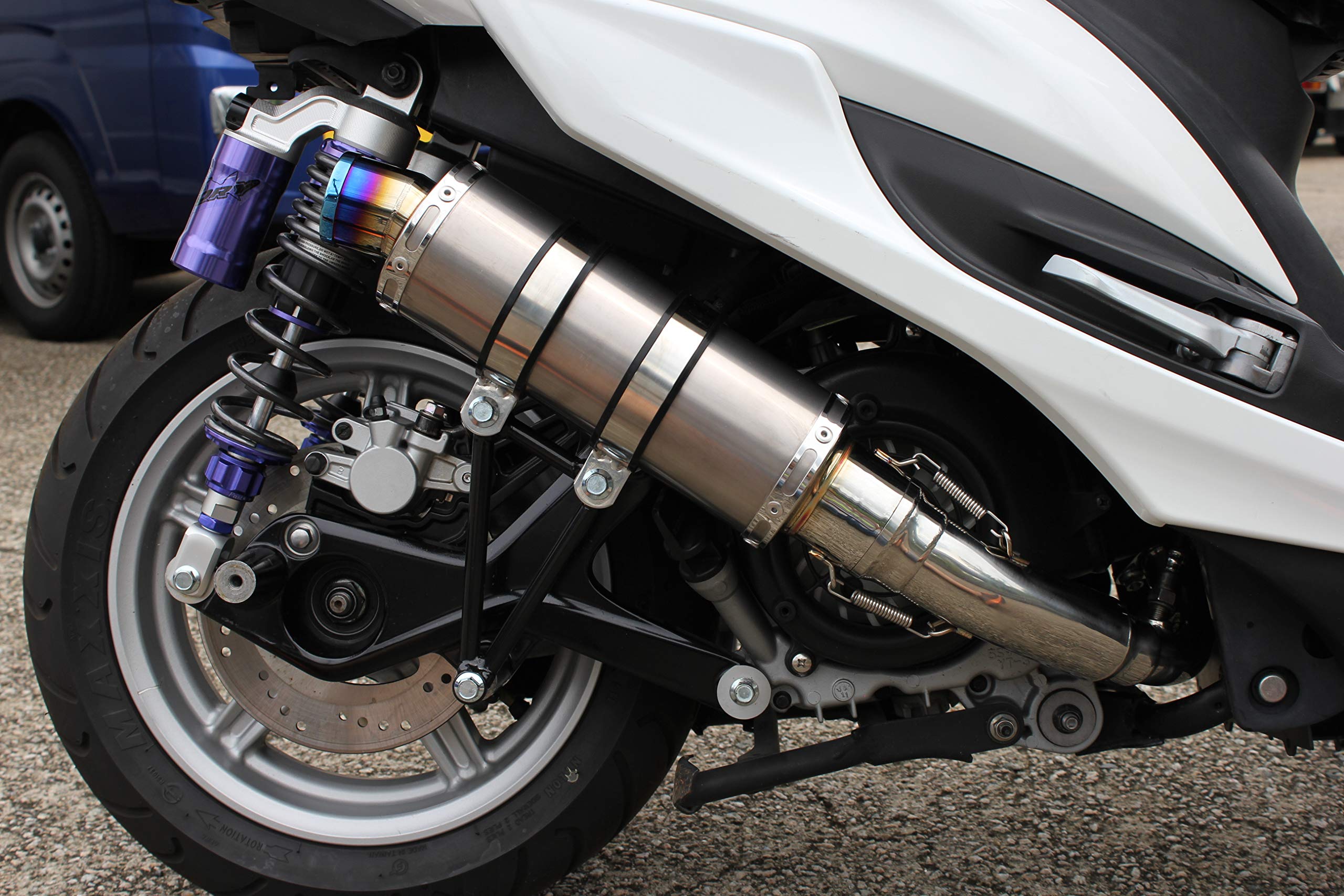 Amazon | シグナスX SR マフラー 4型 5型 EBJ-SEA5J 2BJ-SED8J