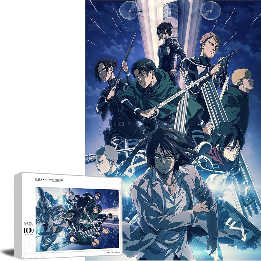 Amazon | 進撃の巨人 木製ジグソーパズル 1000ピース 日本のアニメ