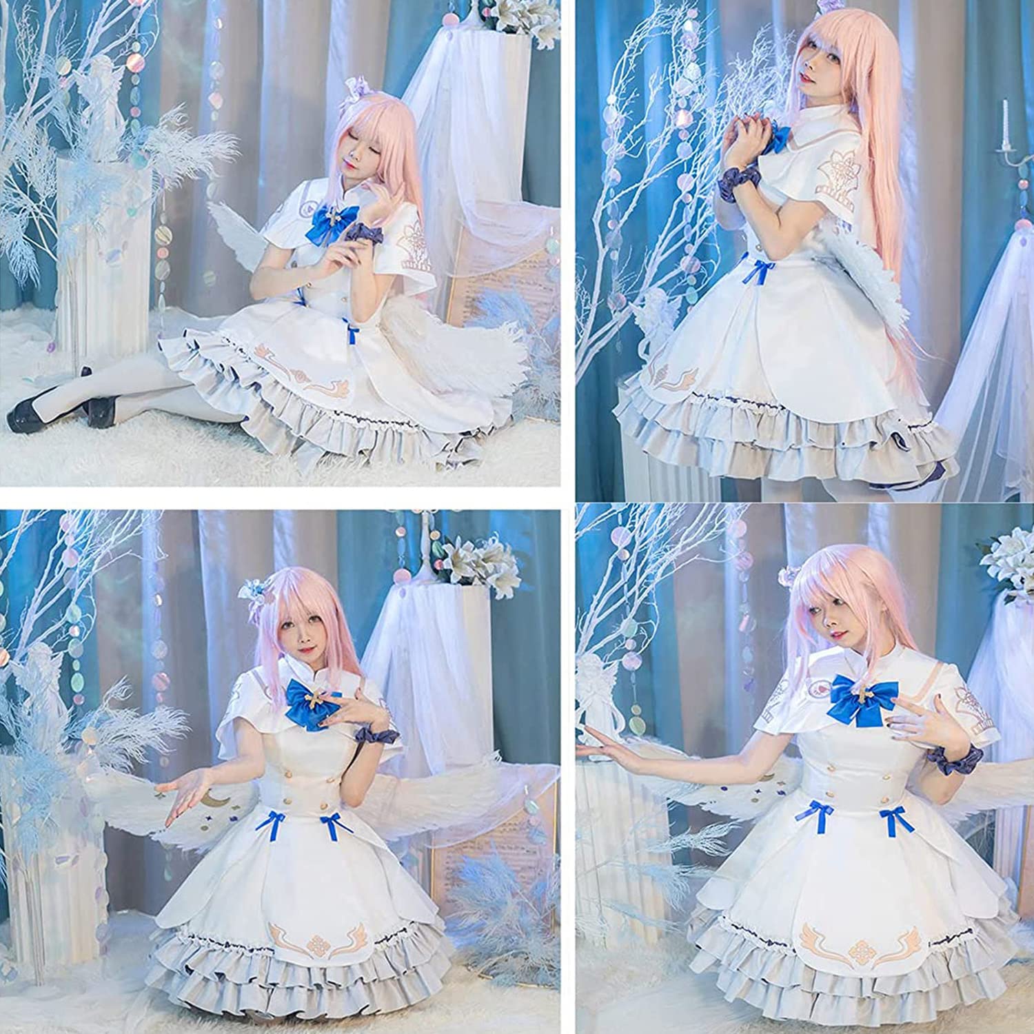 Amazon.co.jp: SHAOYAO ブルーアーカイブ 周辺 聖園ミカ コスプレ衣装