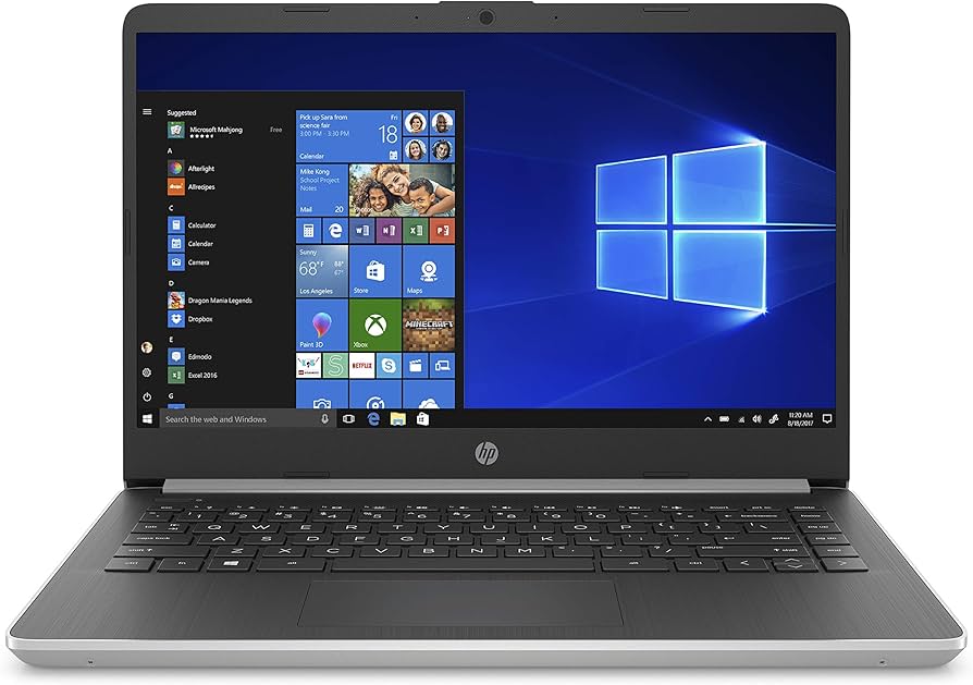 Amazon.com: HP 14-Inch Laptop, 10th Gen Intel Core i3-1005G1, 4 GB