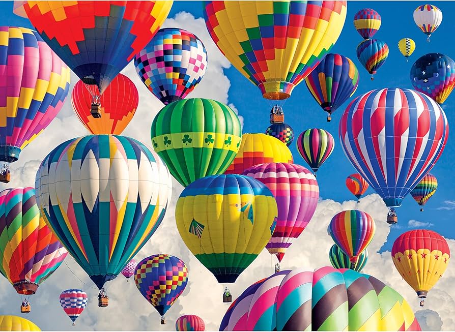 Amazon.com: RoseArt - Kodak Premium - Hot Air Balloons Above The