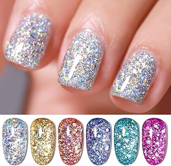 Amazon | BORN PRETTY ジェルネイルカラーセット ラメ入りカラージェル