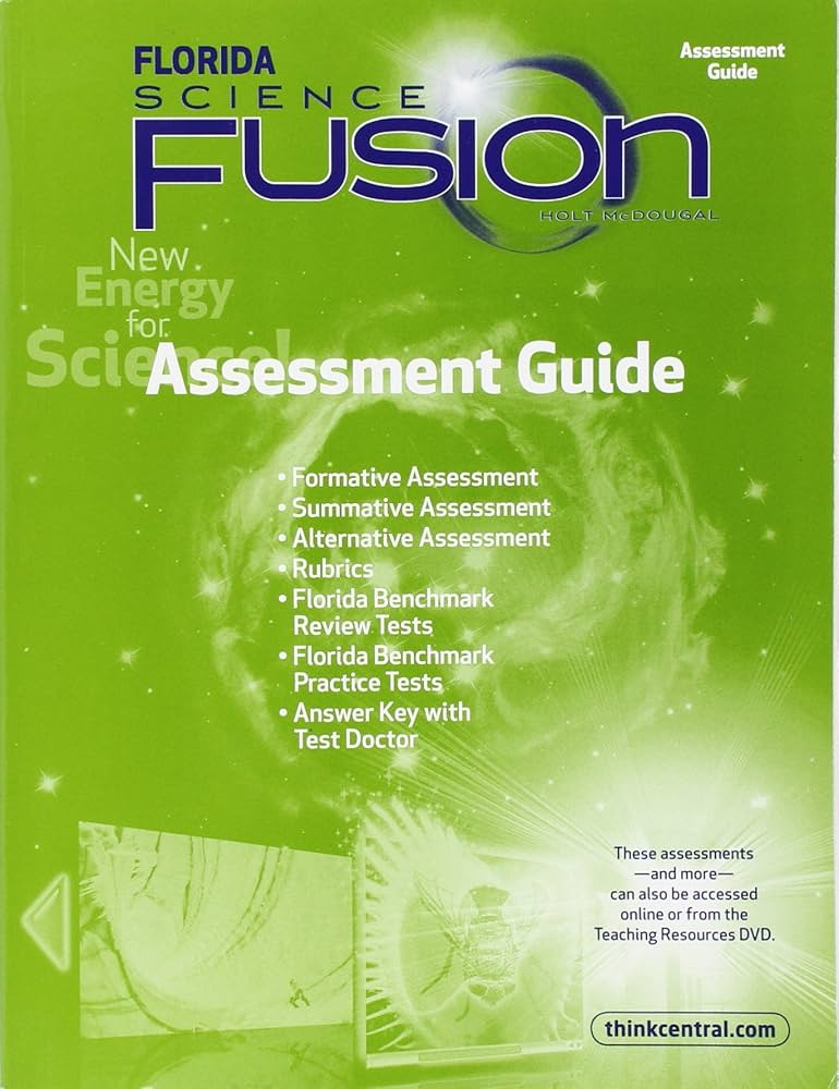 Holt McDougal Science Fusion Florida: Assessment Guide Grade 8