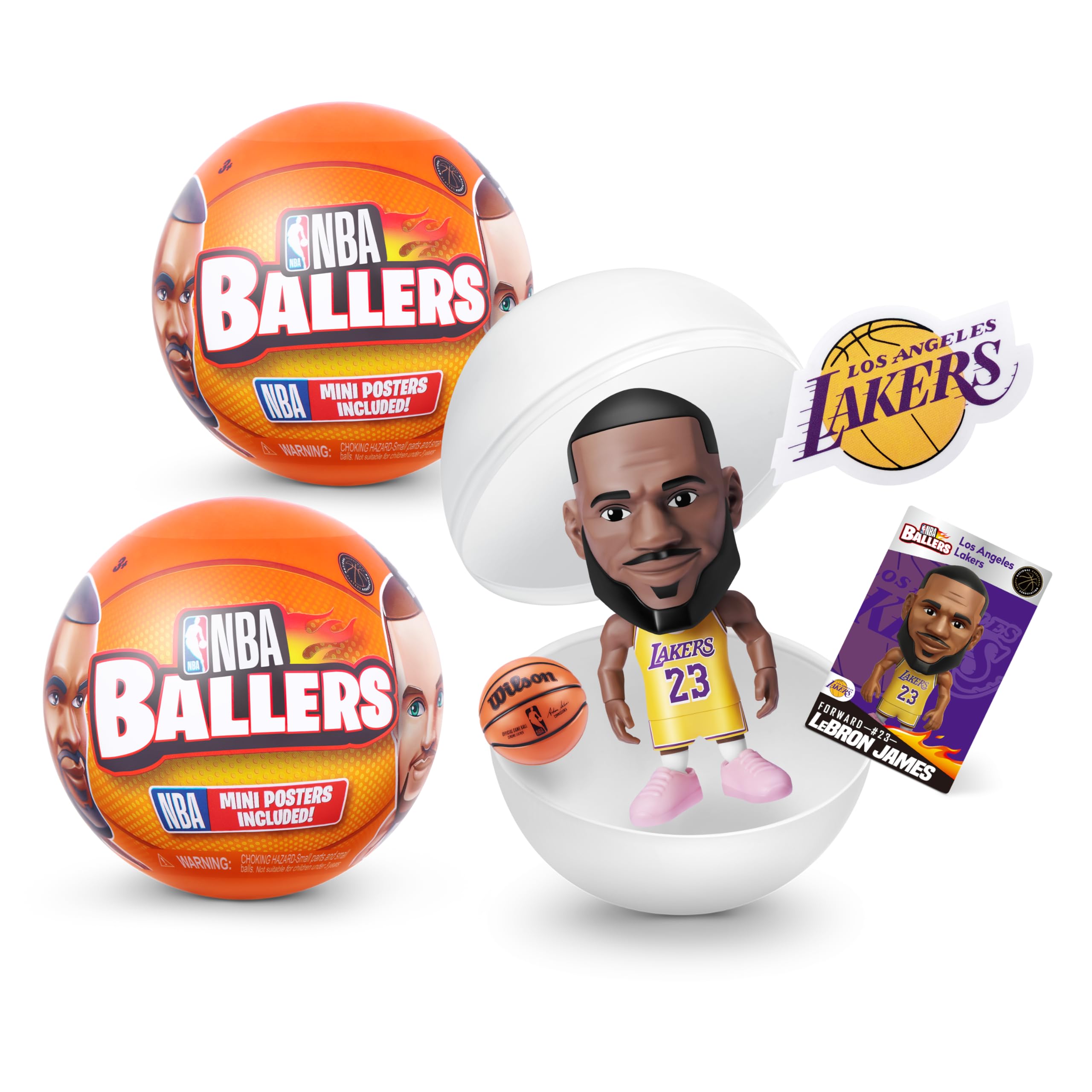 Amazon.com: 5 Surprise NBA Ballers Series 1 (2 Pack) Toy Mystery