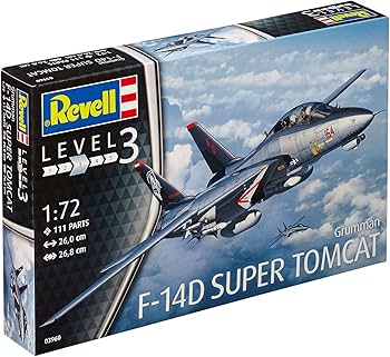 Amazon | ドイツレベル(Revell) 1/72 アメリカ空軍戦闘機 F-14D