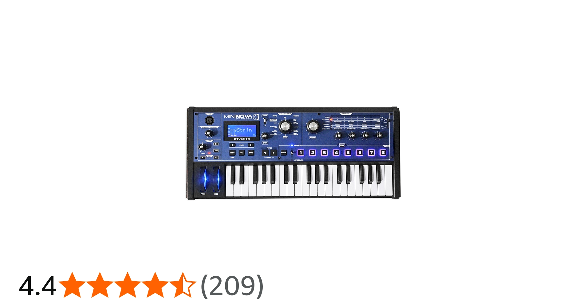 Amazon | Novation シンセサイザー MiniNova | MIDIコントローラー