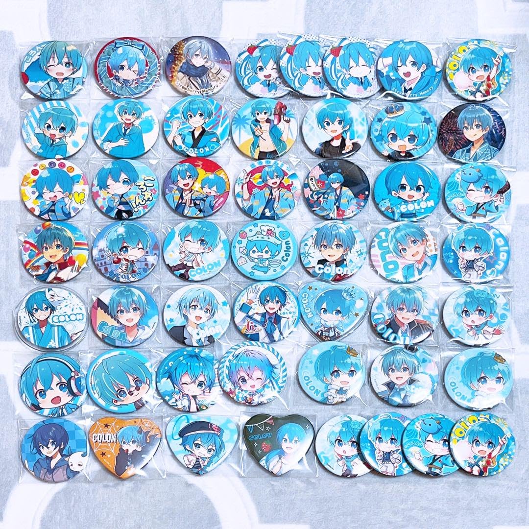 すとぷり ころんくん 缶バッジ72点・アクリルキーホルダー12点セット